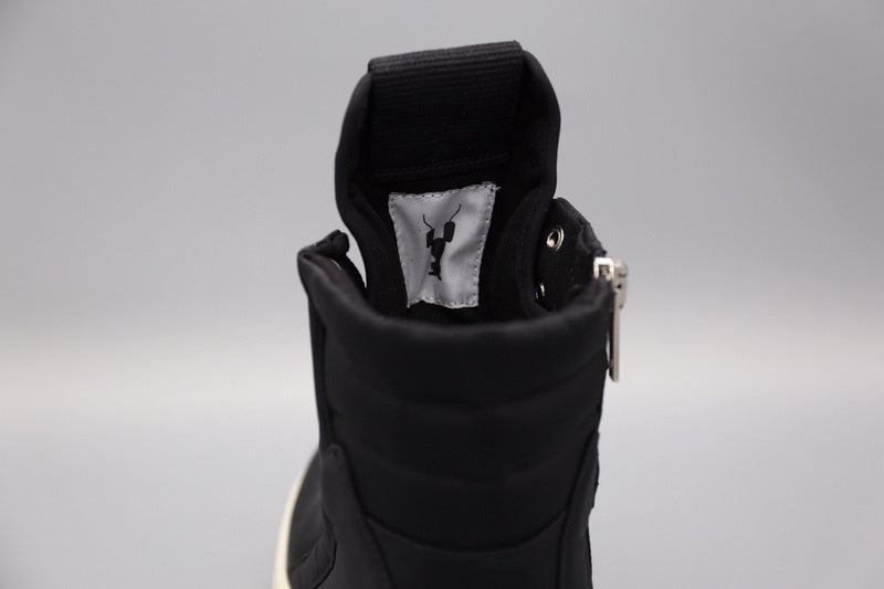 Rick Owens Black High-Top Wrap Sneakers - Phantom Kicks