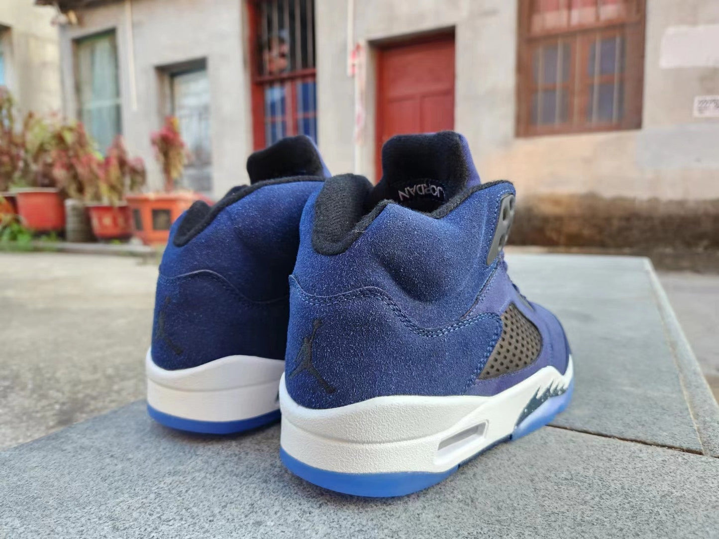 Jordan 5 blue and white - Phantom Kicks