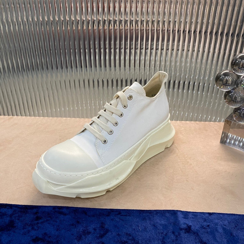 Rick Owens Low-Top Sneakers - All White - Phantom Kicks