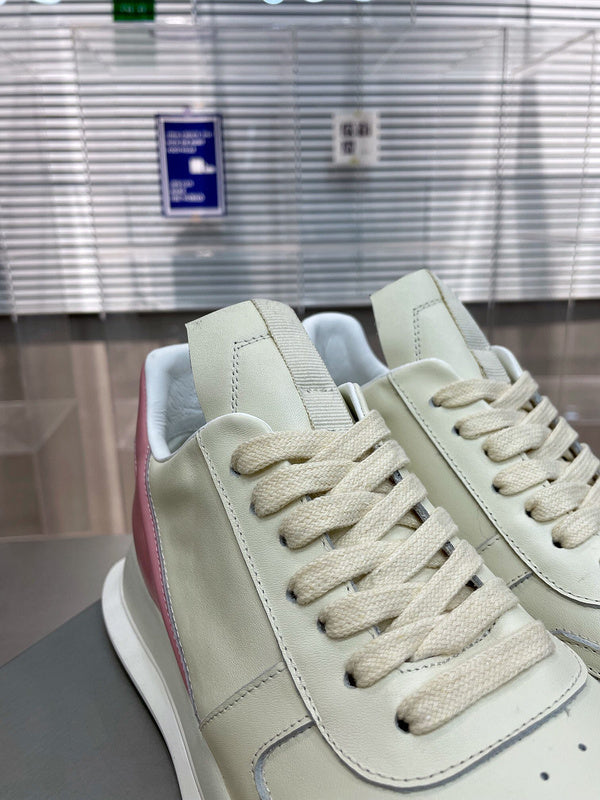 Two-Tone Pink Accent Sneakers - Phantom Kicks