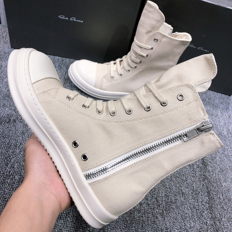 High-Top Canvas Sneakers - Phantom Kicks