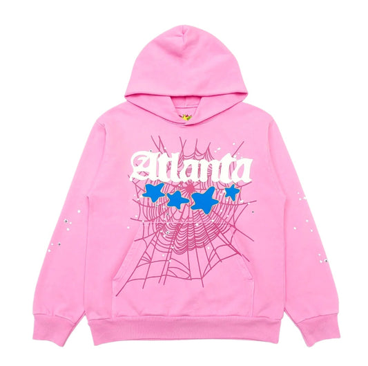 SP5DER ATLANTA HOODIE PINK - Phantom Kicks