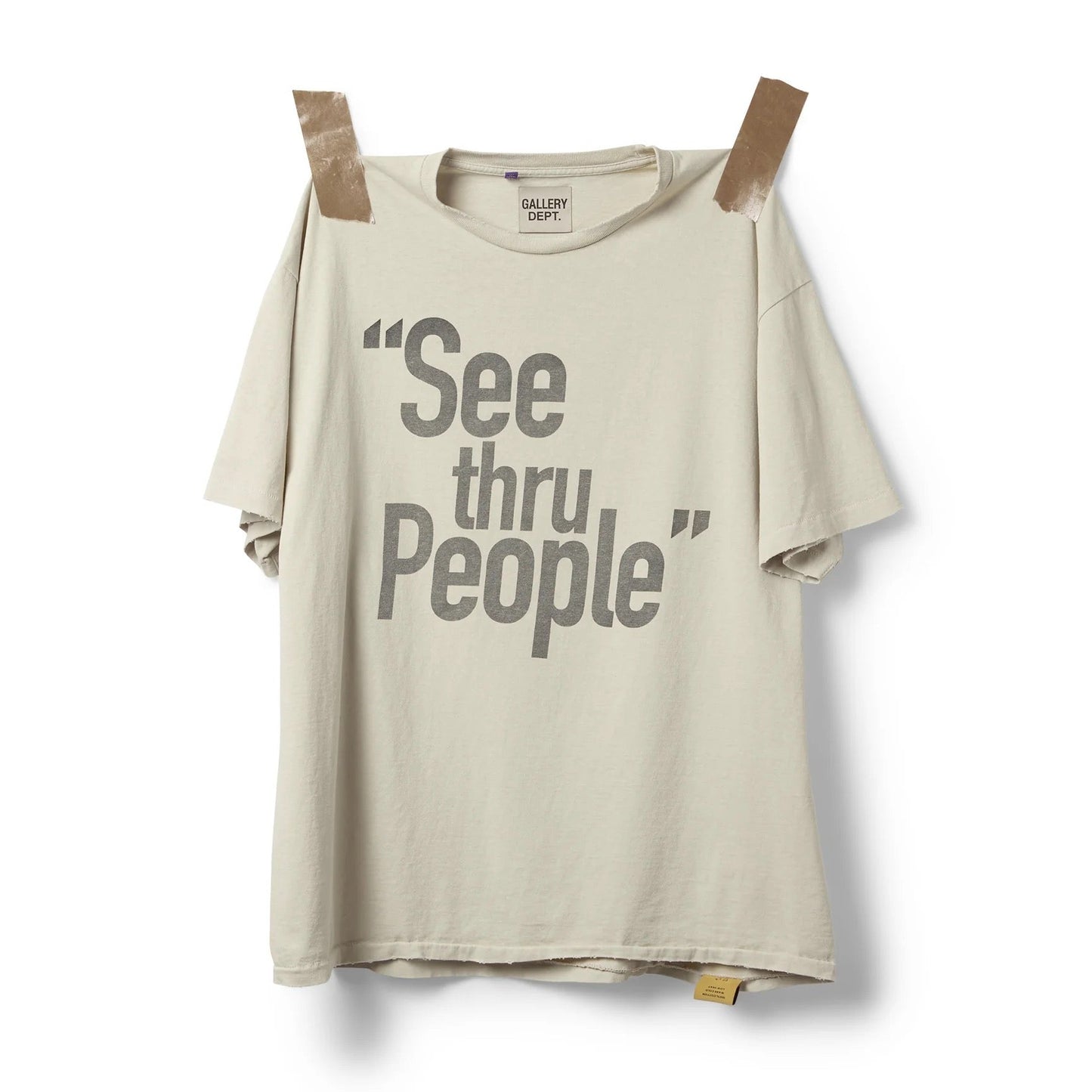 GALLERY DEPT See Thru People Tee LOGO - Phantom Kicks