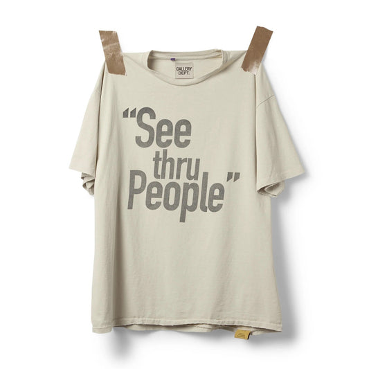 GALLERY DEPT See Thru People Tee LOGO - Phantom Kicks