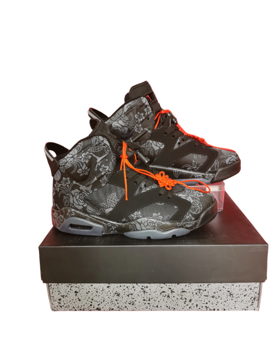 Jordan 6 Black and Orange - Phantom Kicks