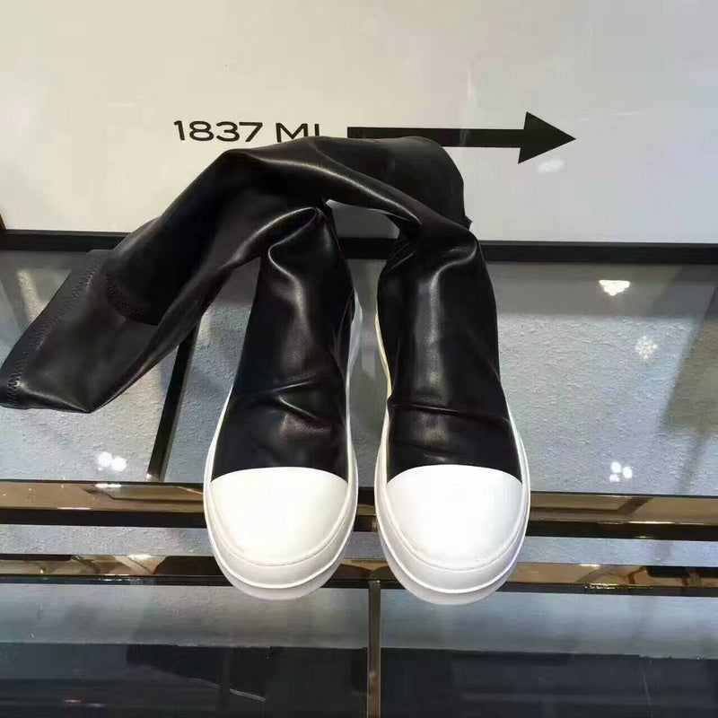Over-the-Knee Leather Sneakers - Phantom Kicks