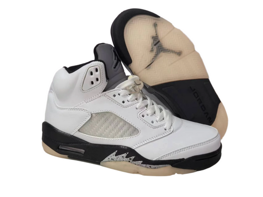 JORDAN 5 RETRO WHITE/BLACK - Phantom Kicks