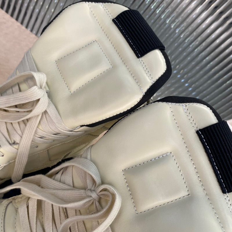 Rick Owens Geobasket Sneakers - Cream - Phantom Kicks