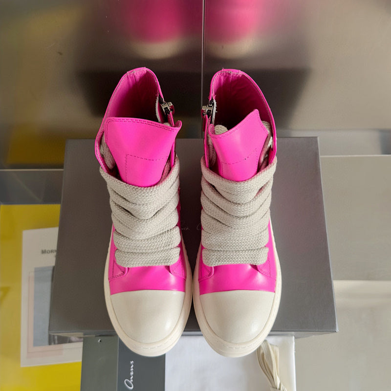 Rick Owens Pink High-Top Sneakers - Phantom Kicks