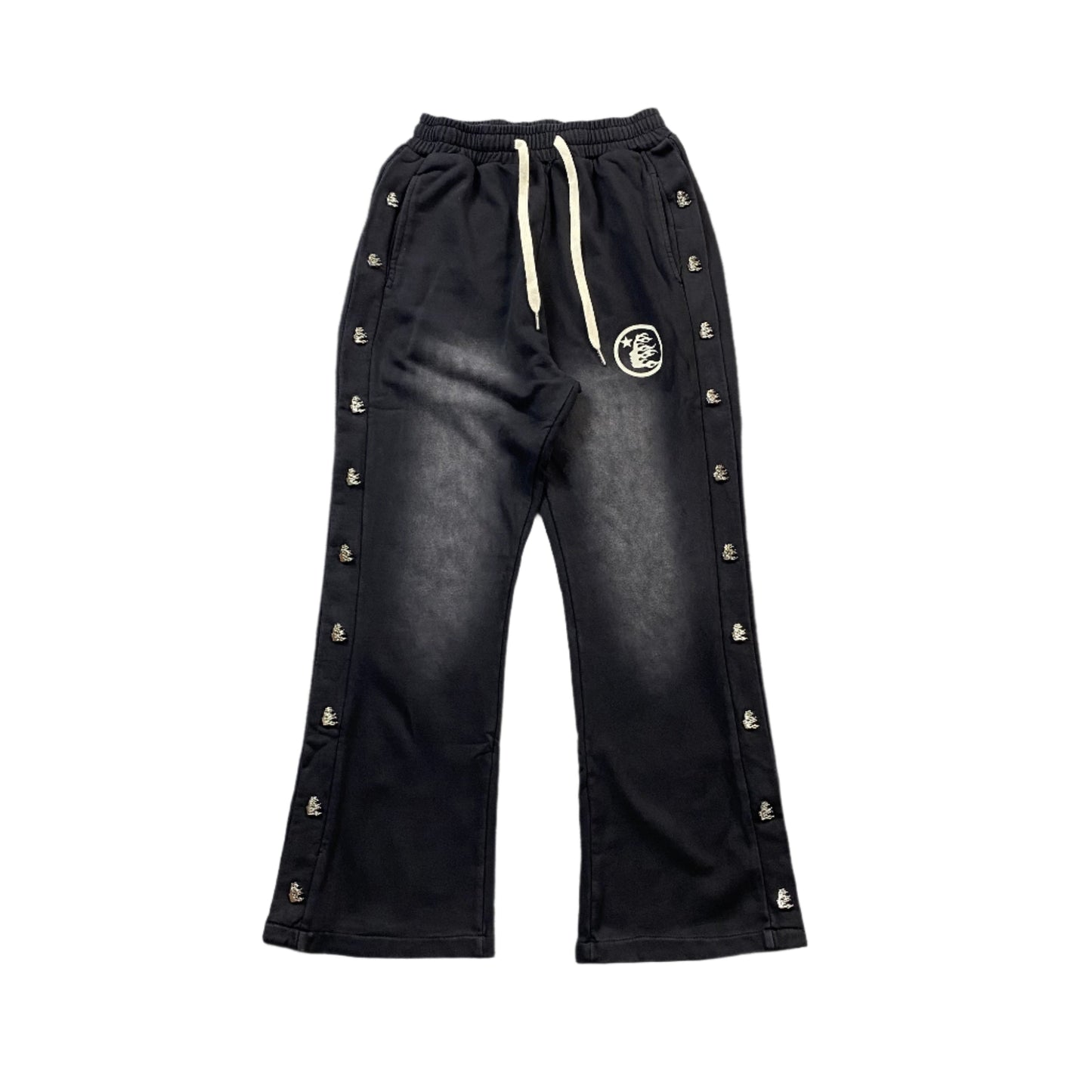 Hellstar "Records" Black Sweatpants - Phantom Kicks