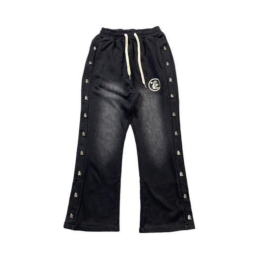 Hellstar "Records" Black Sweatpants - Phantom Kicks