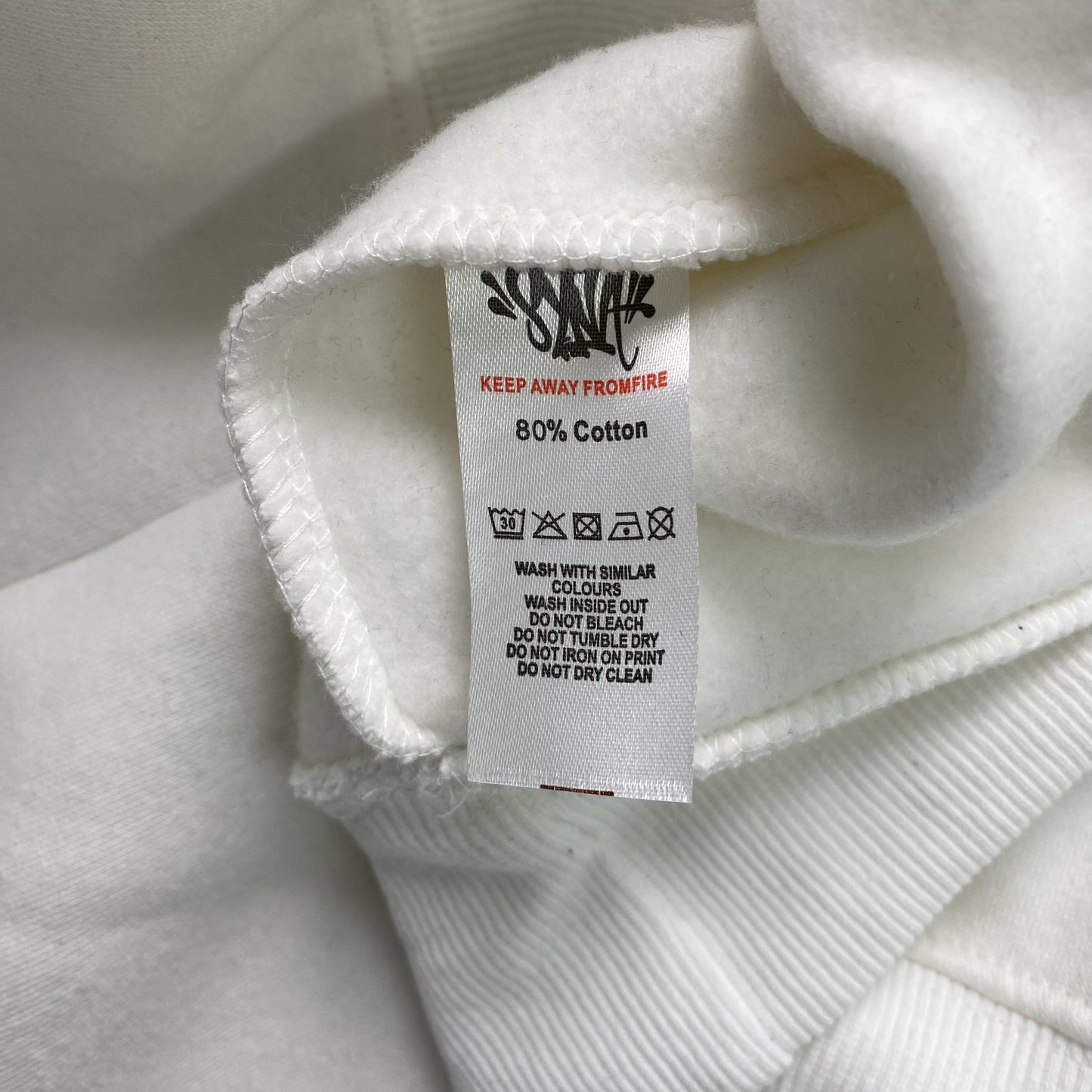 SYNA WORLD HOOD LOGO HOODIE WHITE - Phantom Kicks