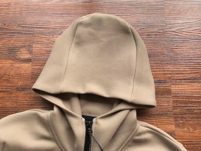 NIKE TECH FLEECE HOODIE x SANDALWOOD/LIGHT BONE WHITE - Phantom Kicks