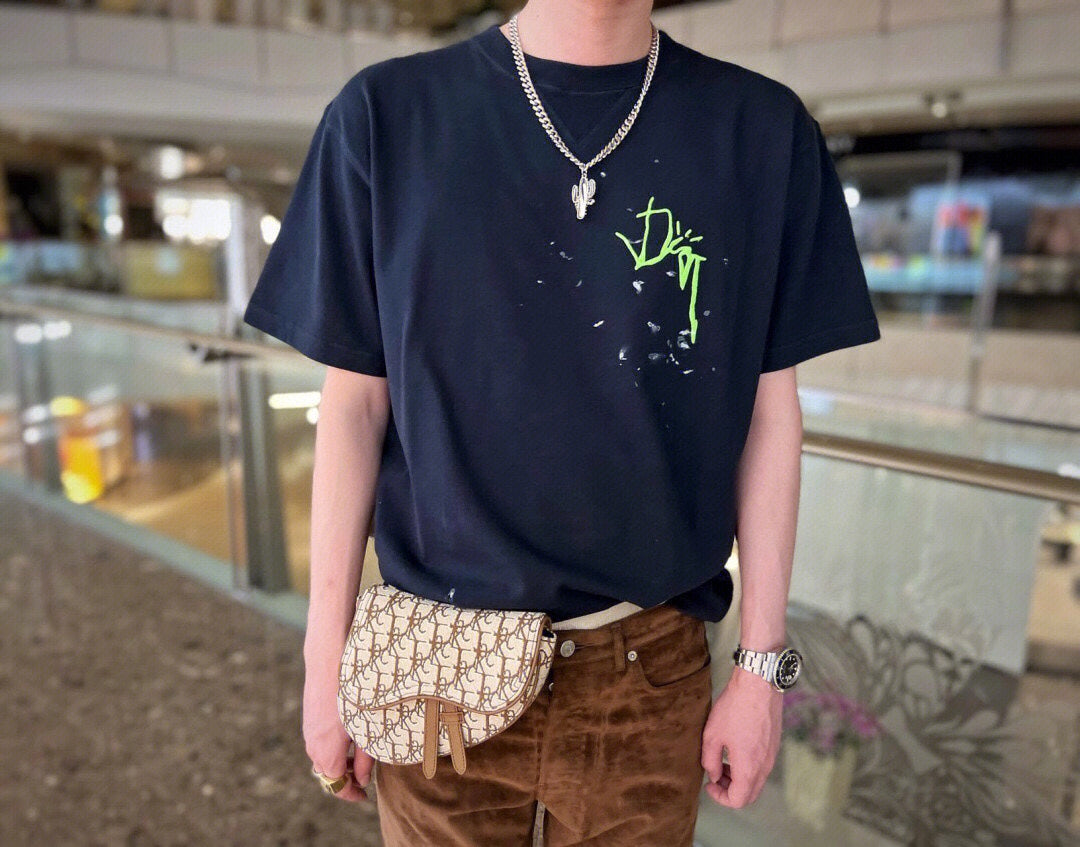 Dior T-shirt with Neon Logo - Phantom Kicks