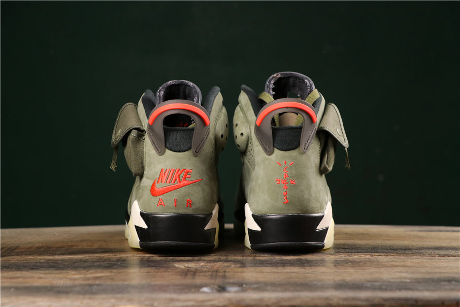 Jordan 6 Retro "Travis Scott - Medium Olive" - Phantom Kicks