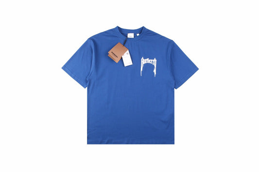 Burberry T-shirt with Gothic Logo (Blue) - Phantom Kicks