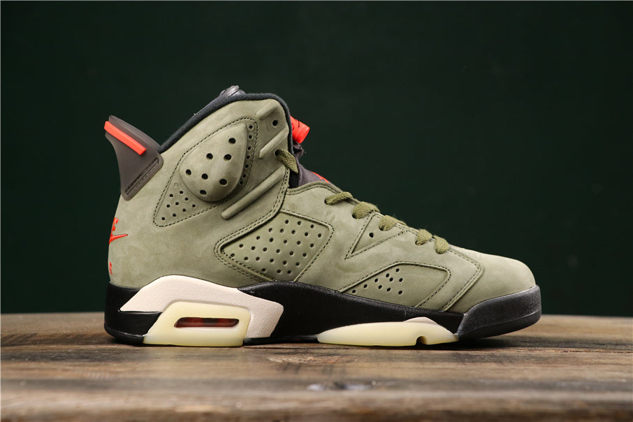 Jordan 6 Retro "Travis Scott - Medium Olive" - Phantom Kicks
