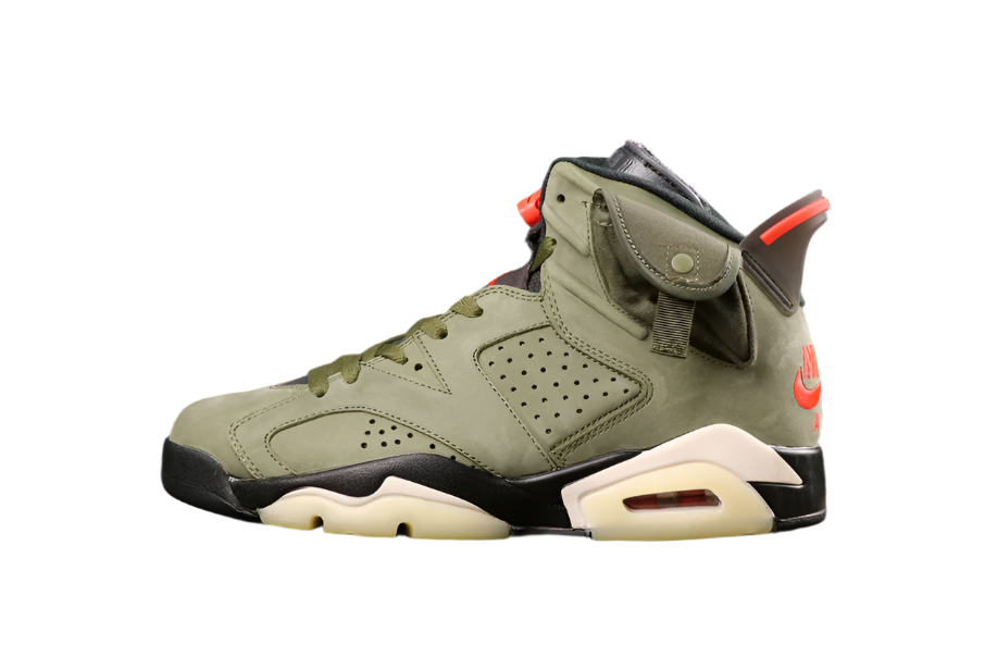 Jordan 6 Retro "Travis Scott - Medium Olive" - Phantom Kicks