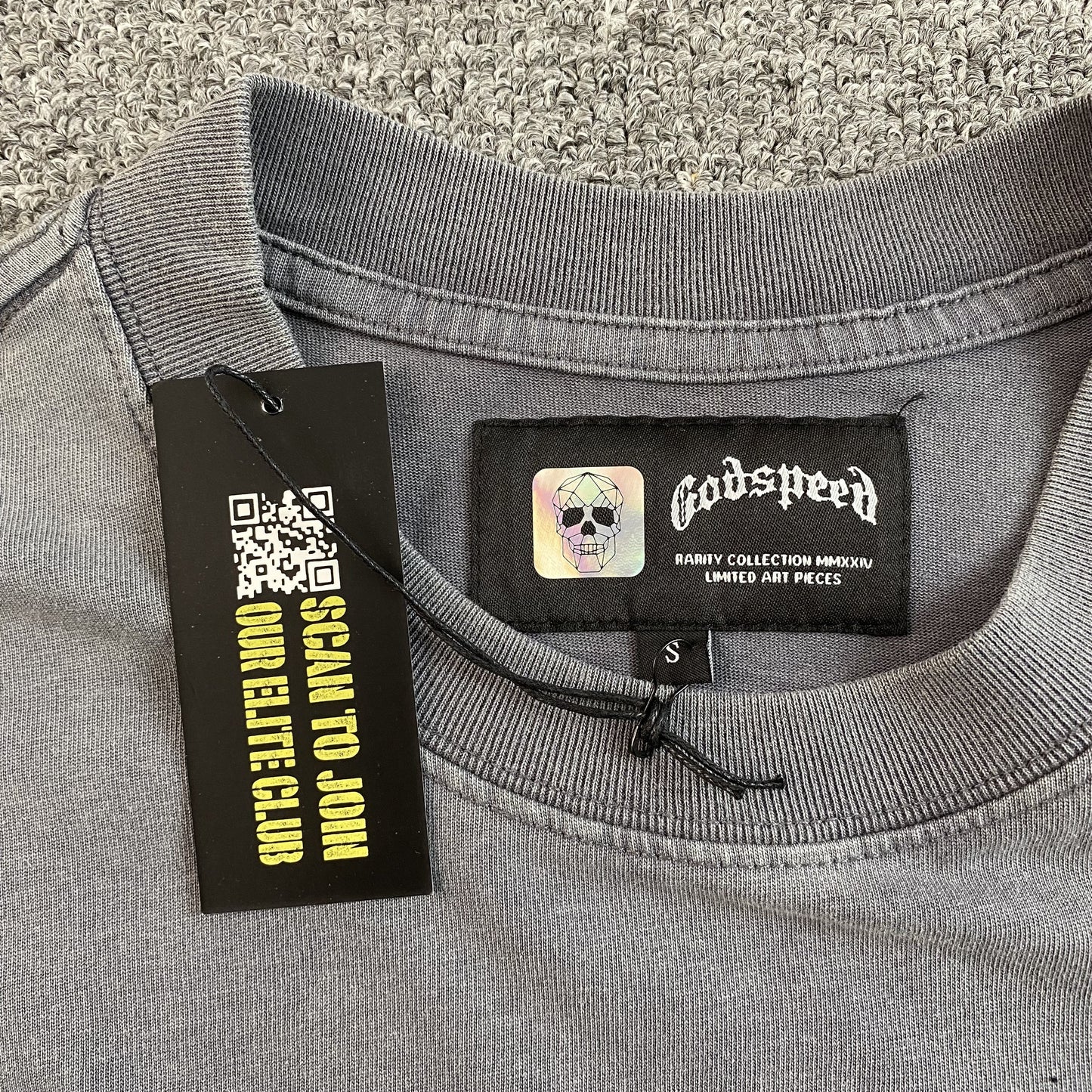 GODSPEED AMIGOS T-SHIRT WASHED GREY - Phantom Kicks