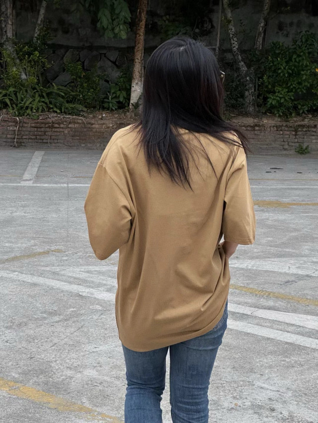 Burberry T-Shirt - Tan with Graphic Design - Phantom Kicks