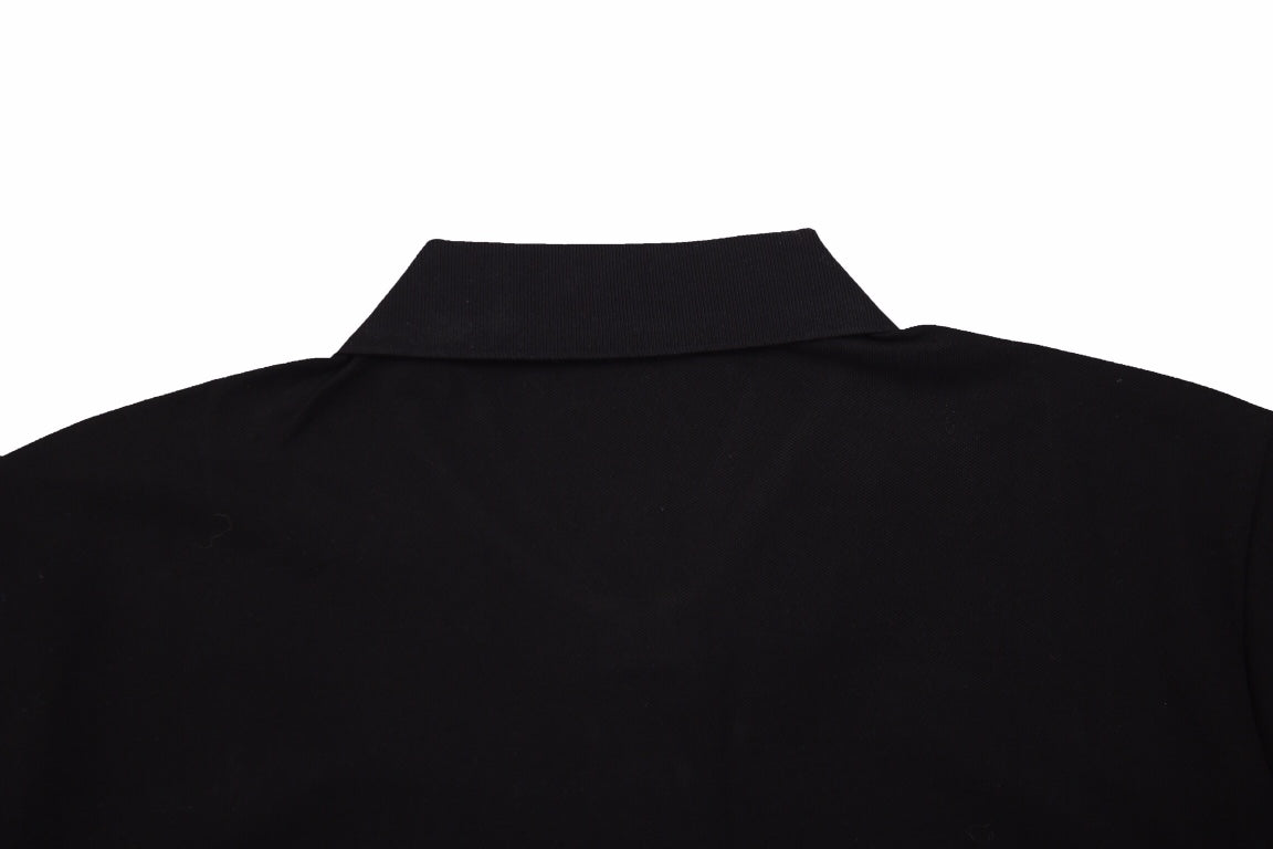Burberry Embroidered Knight Polo - Black - Phantom Kicks