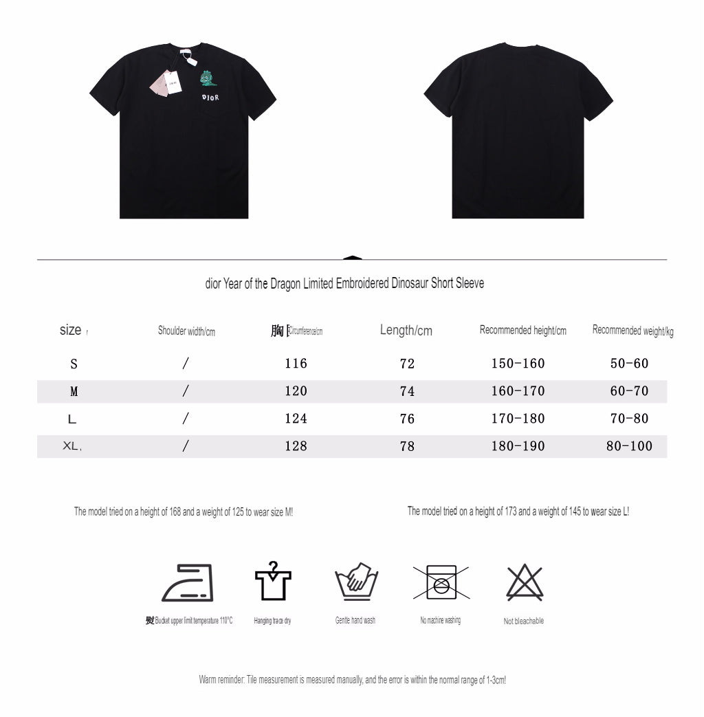 Dior Embroidered Lizard T-Shirt - Black - Phantom Kicks