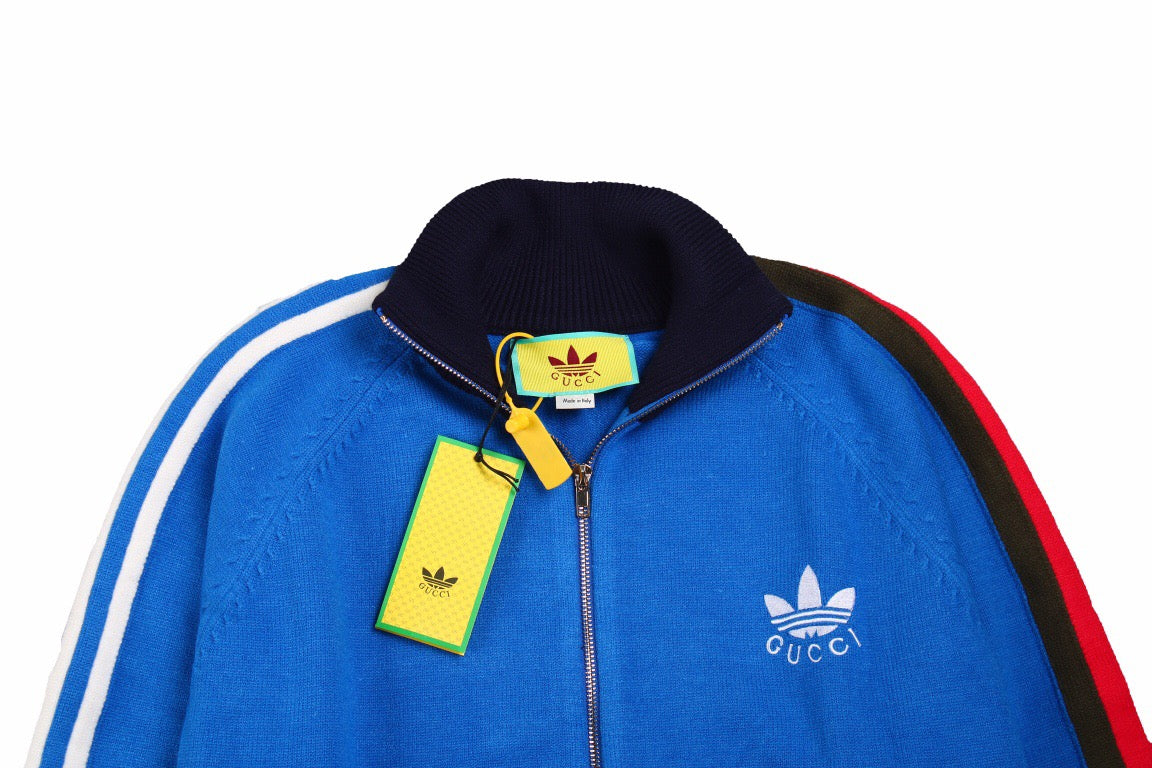 Gucci x Adidas Blue Track Jacket - Phantom Kicks