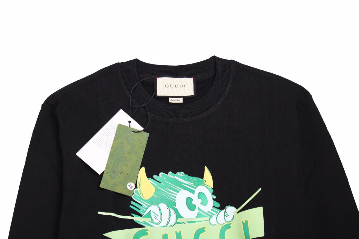 Gucci Monster Graphic Sweatshirt - Phantom Kicks