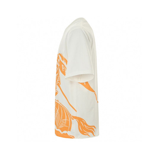 Burberry Knight Print T-Shirt (Cream/Orange) - Phantom Kicks