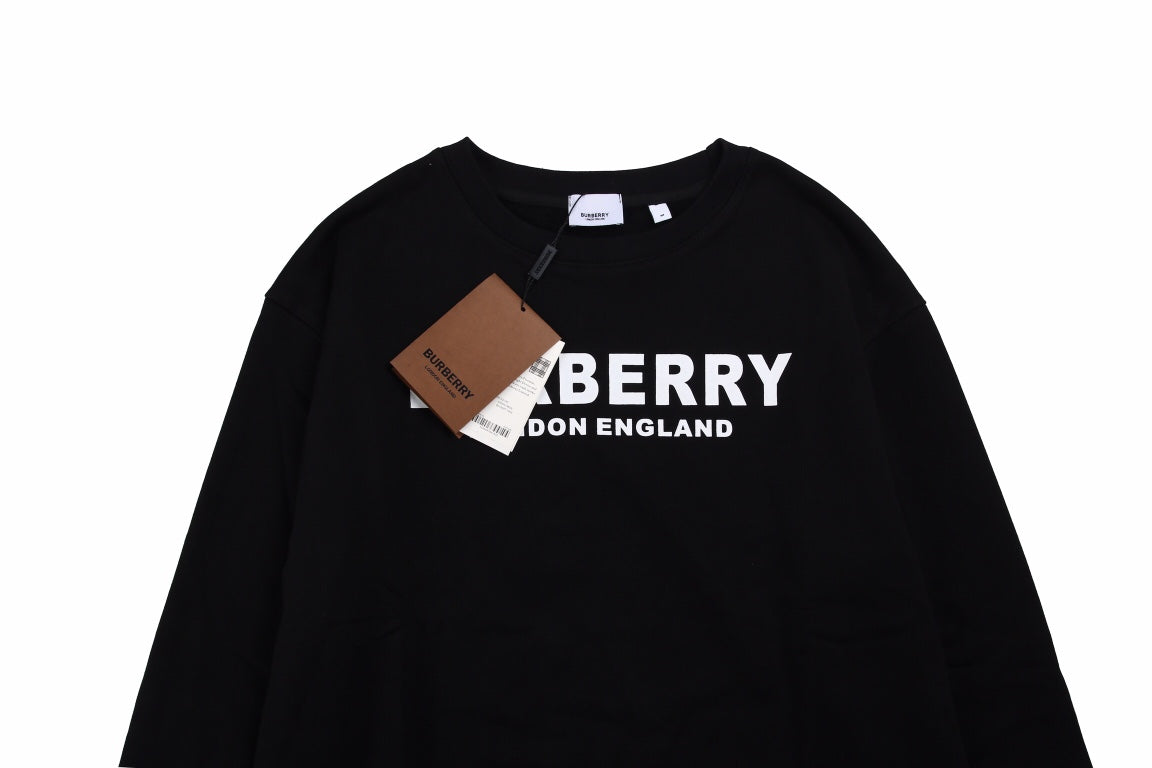 Burberry Black Sweatshirt with Logo - Phantom Kicks