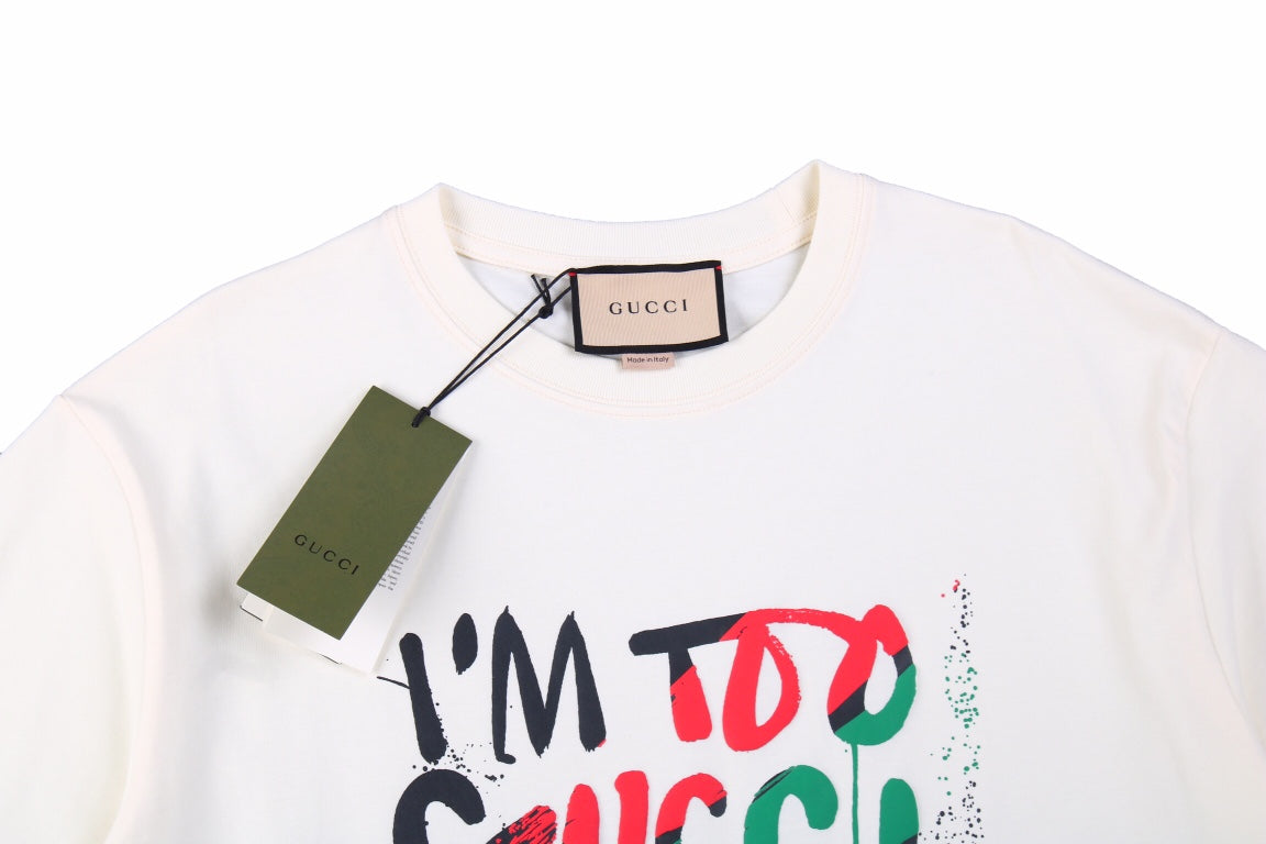 Gucci 'I'm Too Gucci for Your Problems' T-Shirt - Phantom Kicks