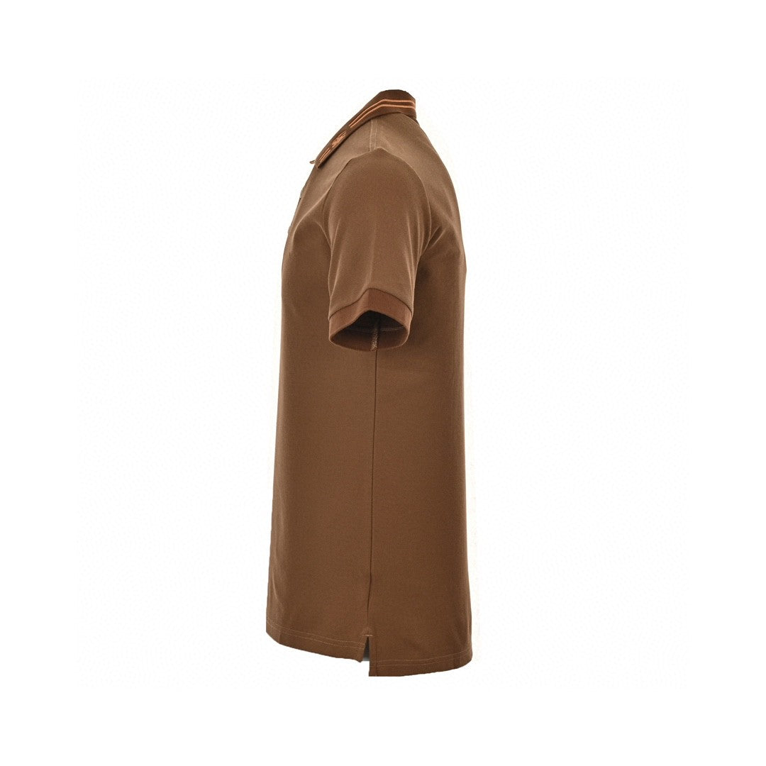 Burberry Striped Collar Polo Shirt in Brown - Phantom Kicks