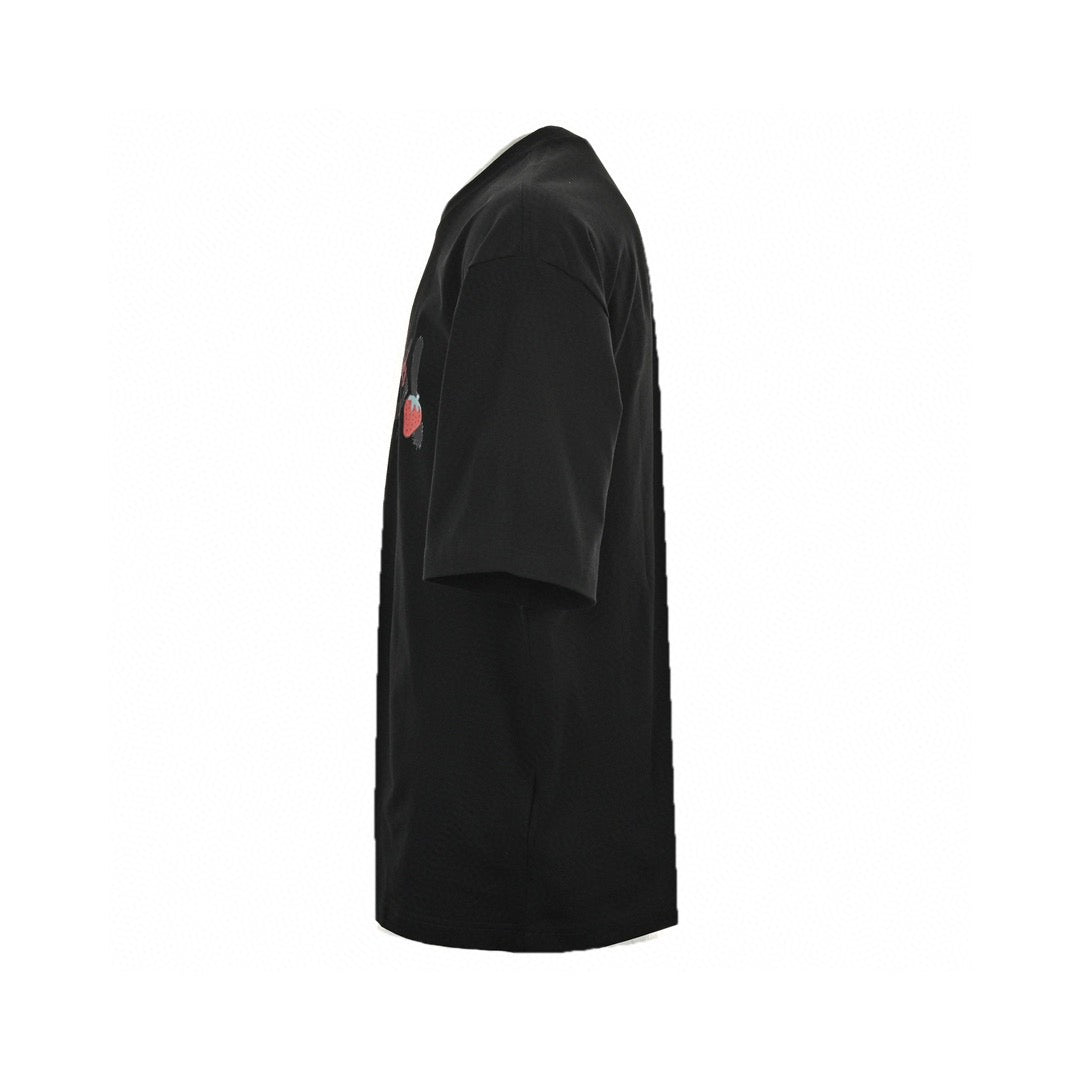 Gucci Strawberry Logo T-Shirt (Black) - Phantom Kicks