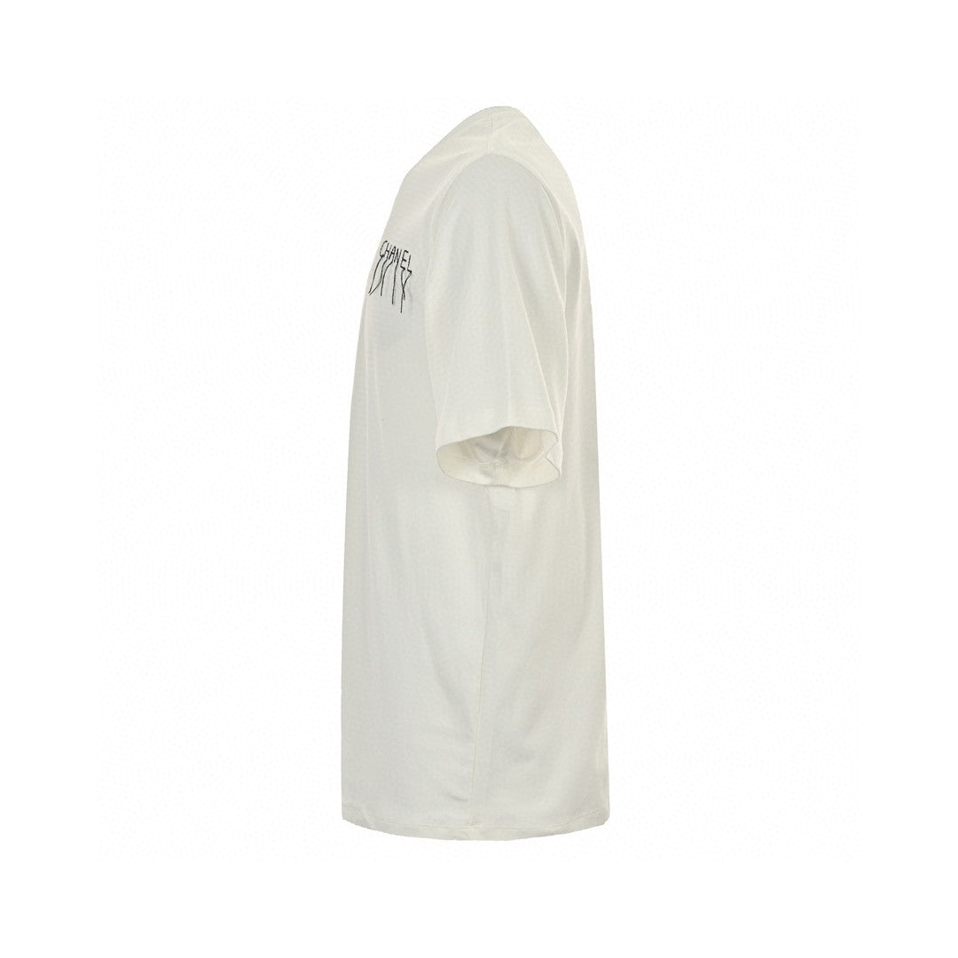 Chanel Logo T-Shirt (White) - Phantom Kicks