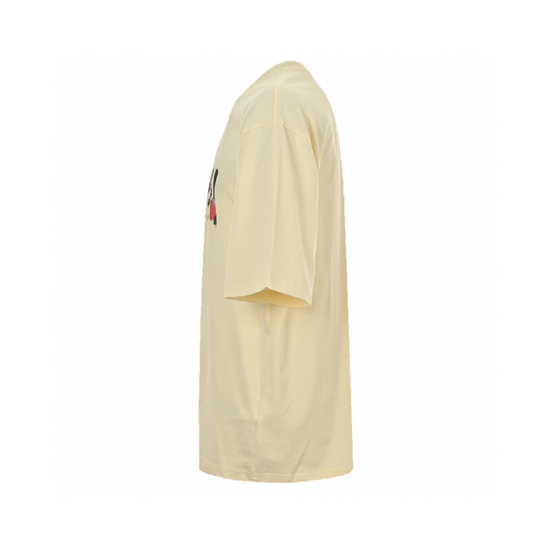Gucci Strawberry Logo T-Shirt (Beige) - Phantom Kicks
