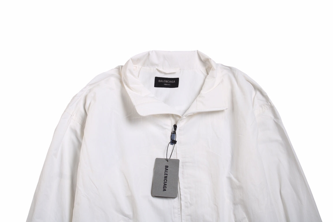 Balenciaga White Zip-Up Jacket - Phantom Kicks