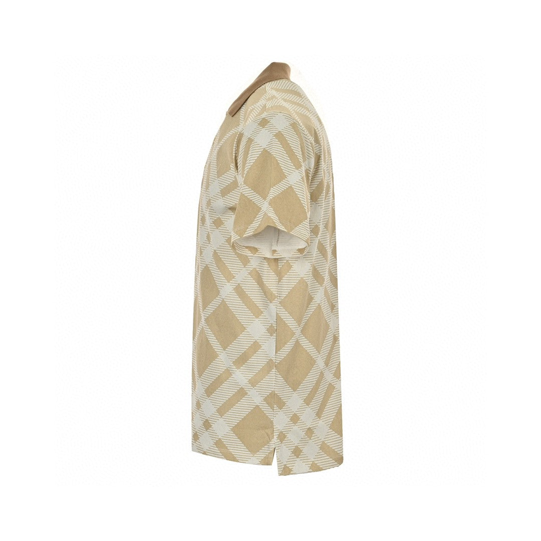 Burberry Geometric Check Polo Shirt - Phantom Kicks