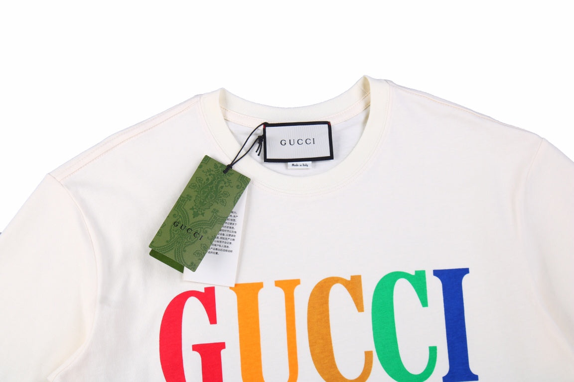 Gucci Cities Block Letter T-Shirt - White - Phantom Kicks