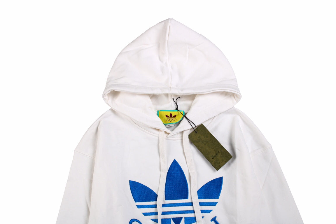 Gucci x Adidas White Hoodie - Phantom Kicks