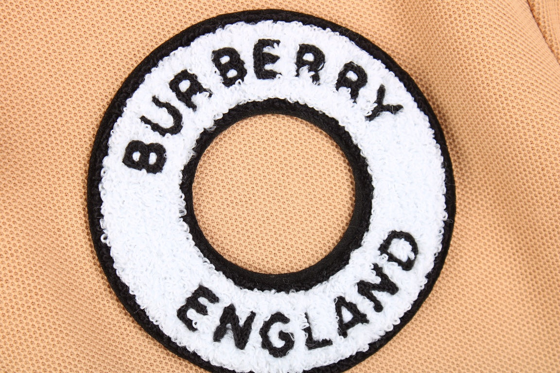 Burberry Textured Polo Shirt in Beige - Phantom Kicks