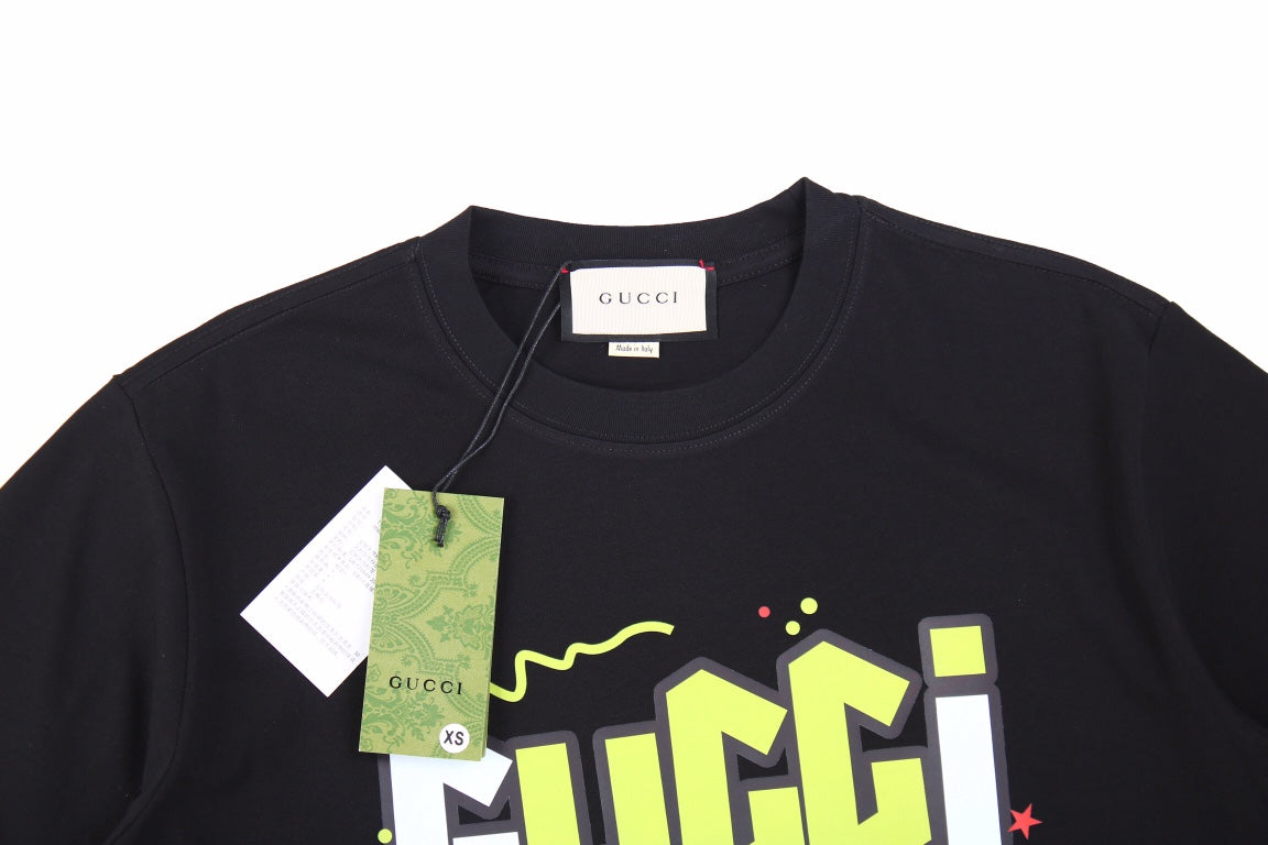 Gucci Lightning Bolt Logo T-Shirt in Black - Phantom Kicks