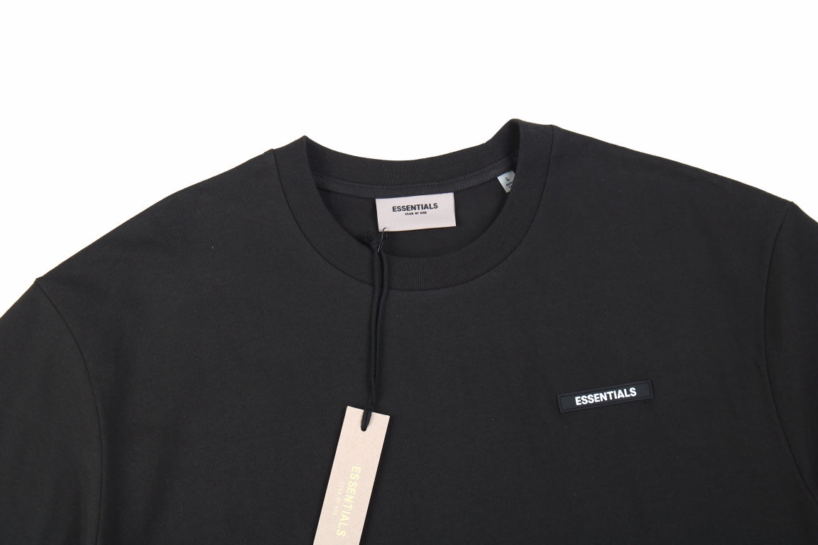 Fear of God Essentials Logo T-Shirt - Black - Phantom Kicks