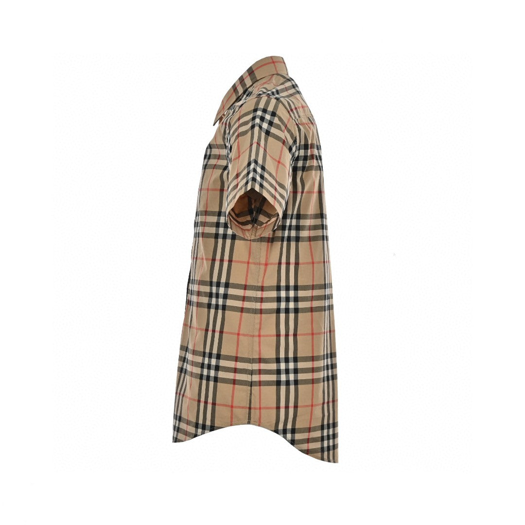 Burberry Check Short-Sleeve Shirt - Phantom Kicks
