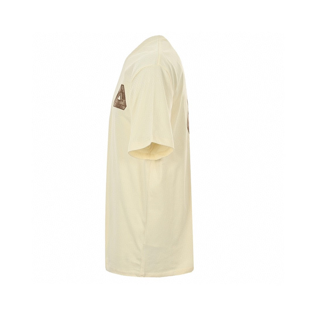 Gucci Triangle Logo Beige T-Shirt - Phantom Kicks