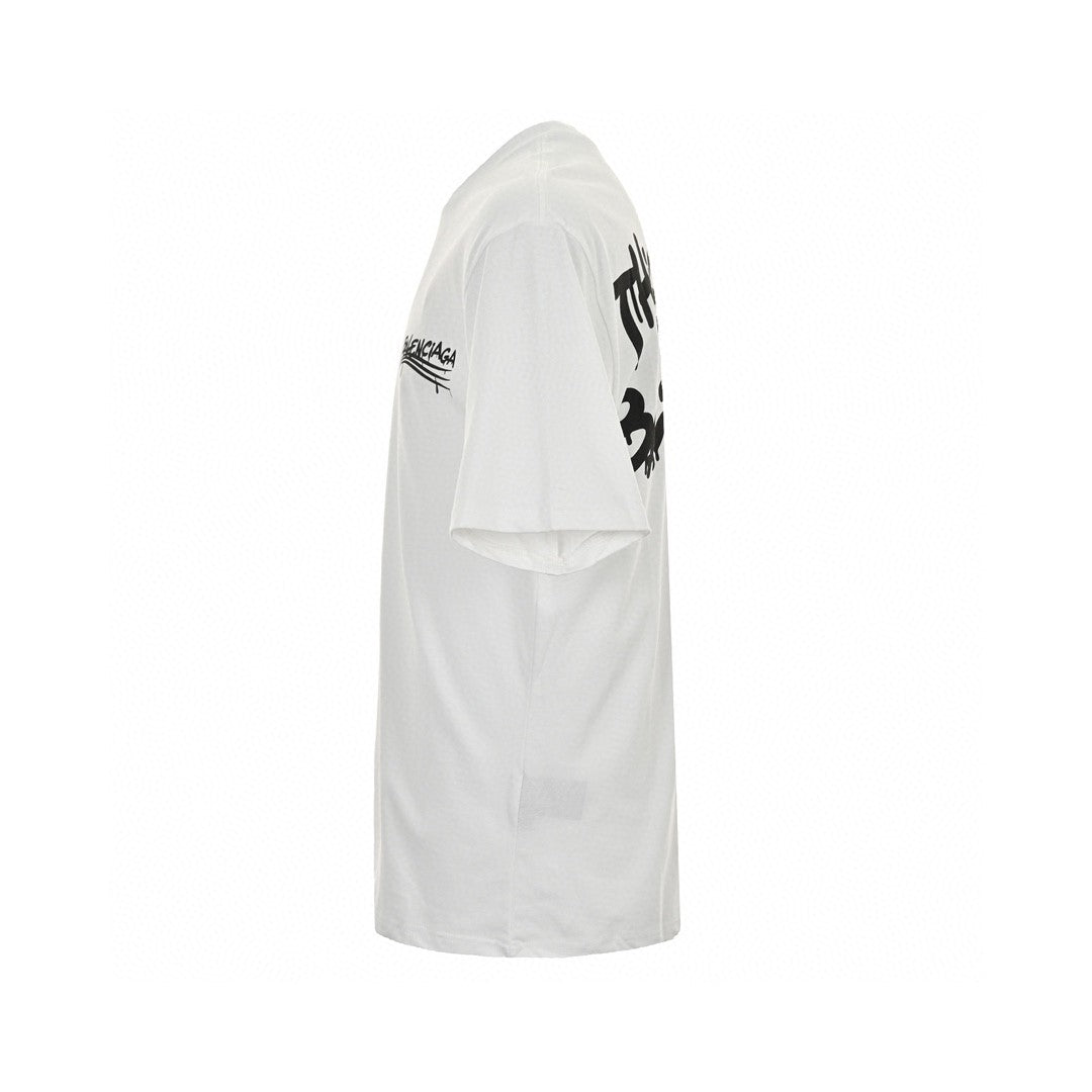Balenciaga Paris T-Shirt (White) - Phantom Kicks