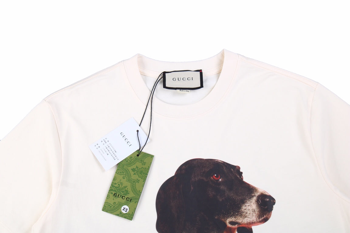 Gucci Dog Print T-Shirt - Phantom Kicks