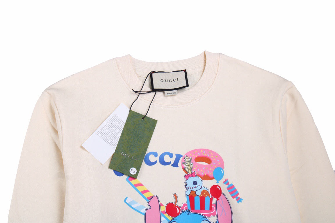Gucci Stitch Donut Sweatshirt - Cream - Phantom Kicks