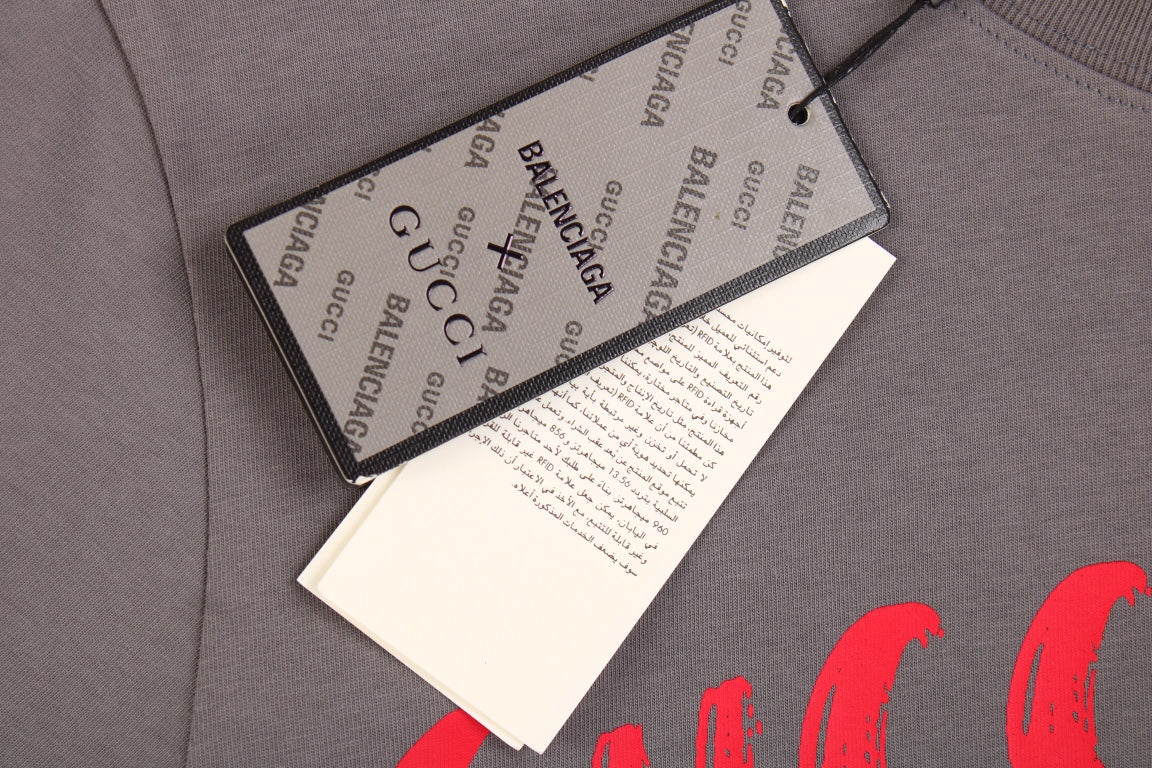GUCCI x BALENCIAGA T-SHIRT GRAY - Phantom Kicks