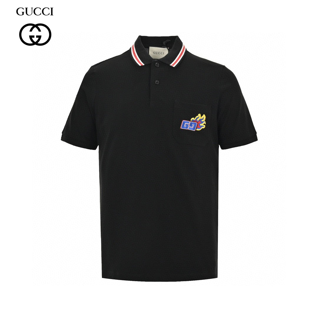 Gucci Flame Logo Polo Shirt - Phantom Kicks