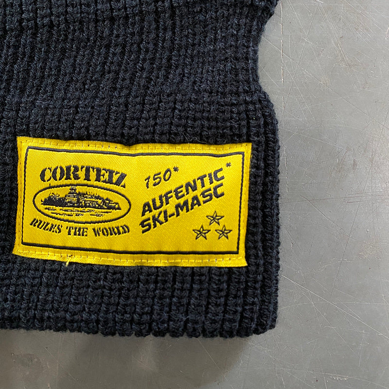 CORTEIZ KNIT BALACLAVA BLACK YELLOW - Phantom Kicks
